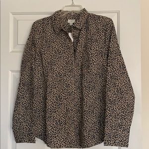 Women’s Leopard Button Up